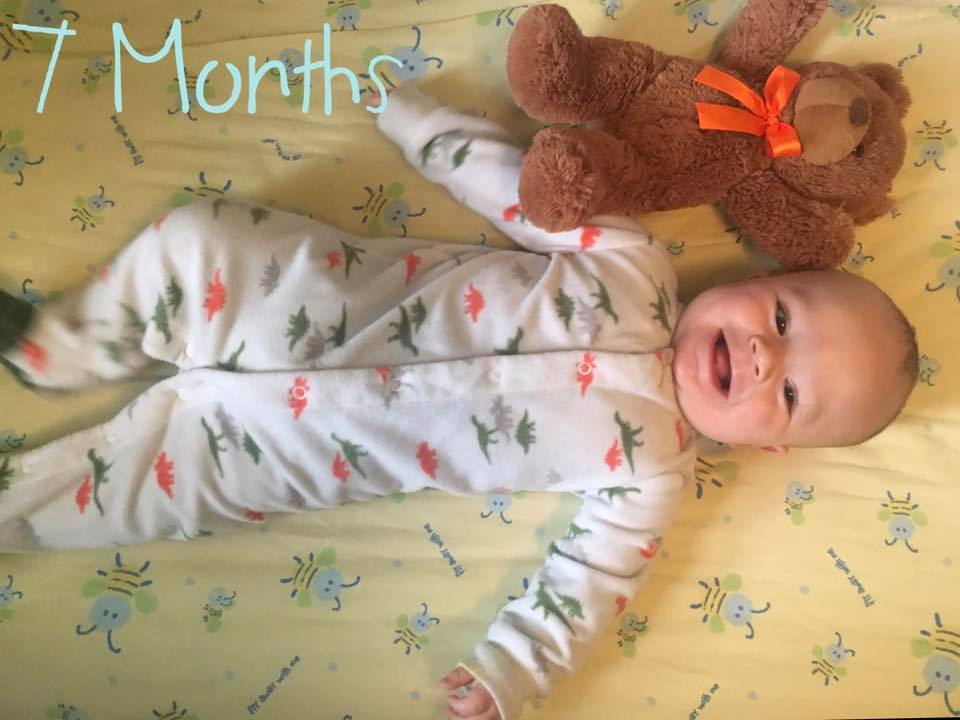 Asher is 7 months old