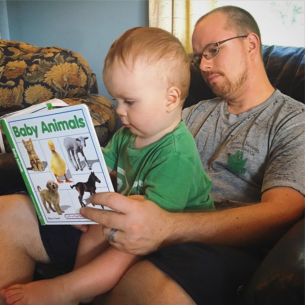 reading with daddy